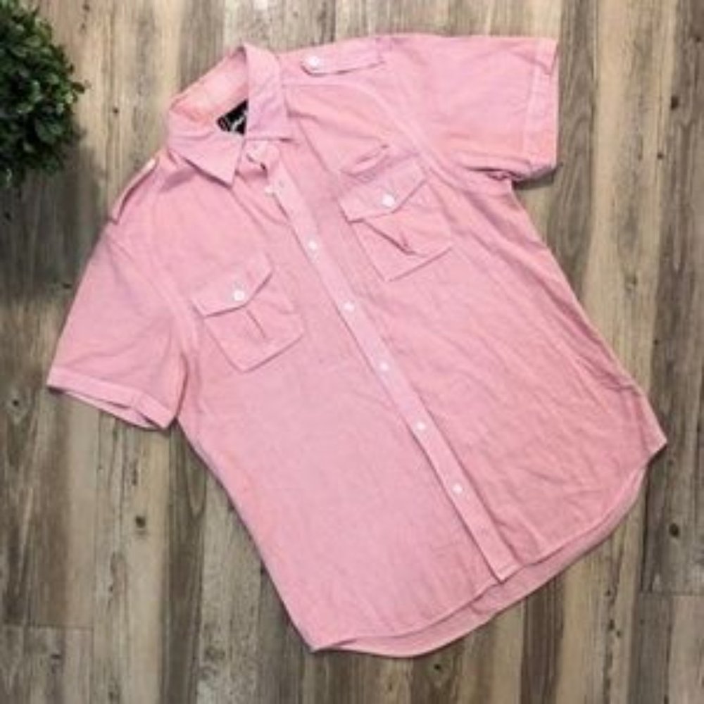 $10 CLEARANCE! Howe Detroit City Short Sleeve Collar Button Down - Picture 3 of 8